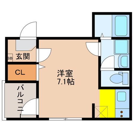 ハーモニーテラス塚本Ⅱの物件間取画像